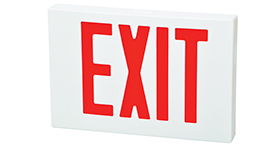 PAC0102 Thermoplastic LED Exit Signs