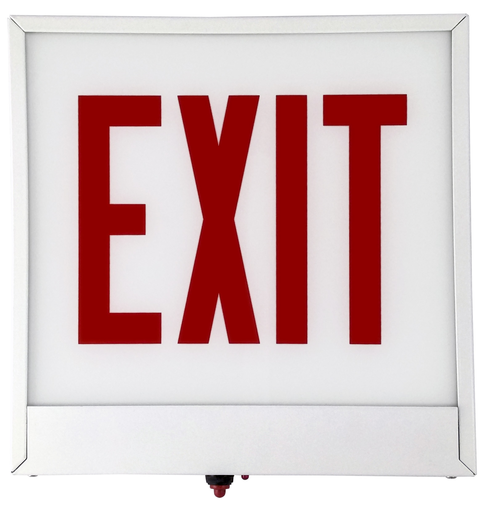 PAC0836 Chicago Code Steel LED Exit Signs